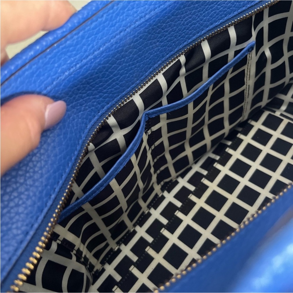 Kate Spade blue pebbled large leather tote - Picture 13 of 13